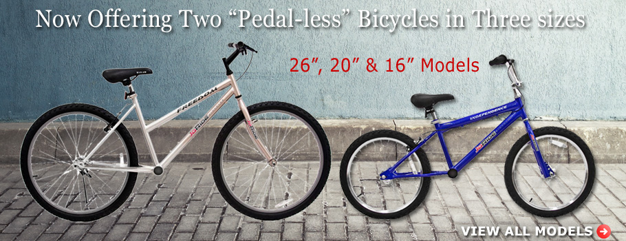 pedal less bike for adults